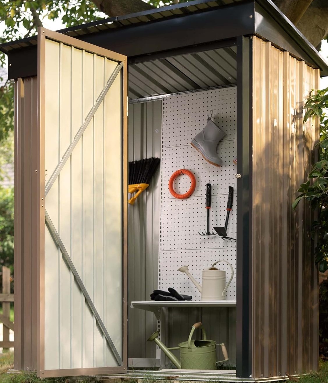 Devoko Outdoor Metal Storage Shed