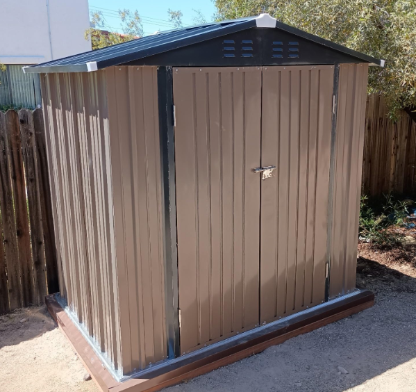 Greesum Metal Outdoor Metal Storage Shed