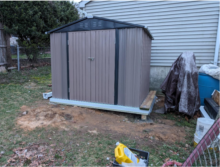 Devoko Outdoor Metal Storage Shed