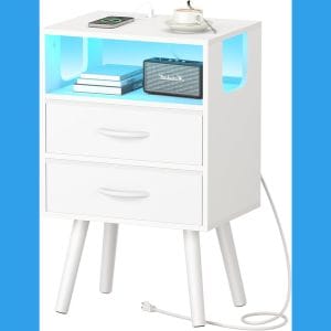 Yoobure LED Night Stand with Charger Station