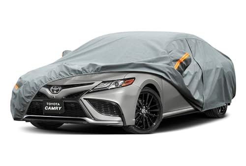 Heavy Duty Custom Fit Car Cover for Toyota Camry and Solara. Waterproof, all-wea...