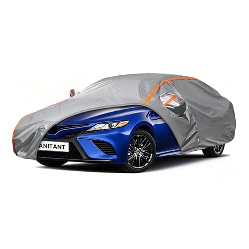 ANITANT Custom Fit Waterproof Car Cover for Toyota Camry and Honda Accord. Desig...