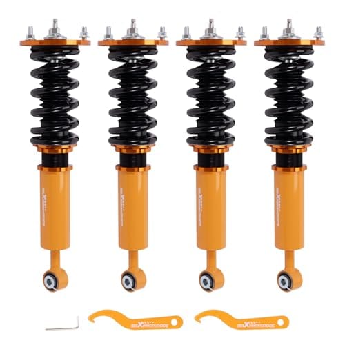 maXpeedingrods Adjustable Coilovers for Lexus LS430, 24-Level Damping, Height Ad...