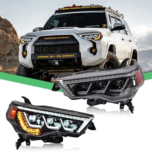 Toyota 4Runner Triple Beam Headlights with Sequential Turn Signal - Perfect Fit ...