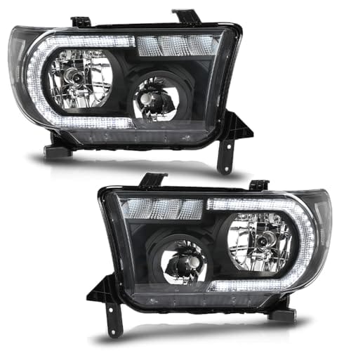 PIT66 LED Headlight Assembly for Toyota Tundra and Sequoia, Driver and Passenger...