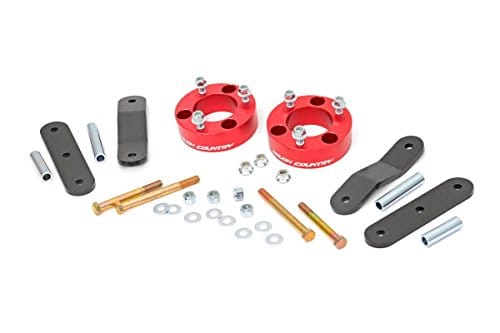Rough Country 2.5 Inch Lift Kit for Nissan Frontier - Anodized Red Finish