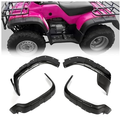 ECOTRIC Fender Mud Guard for Honda TRX400 TRX450 Foreman FOURTRAX - Set of 4 Mud...