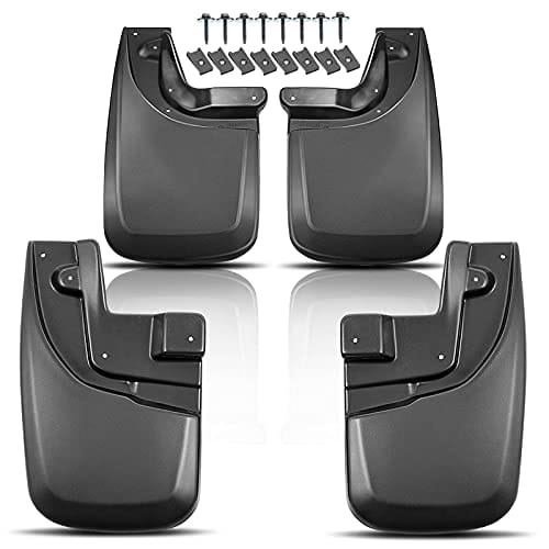 YHTAUTO Set of 4 Mud Flaps for Toyota Tacoma Pickup with Factory Fender Flares, ...