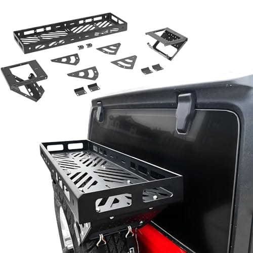 Spare Tire Mount Cargo Basket for 32 - 40 Tires on Off-Road Vehicles, Compatible...