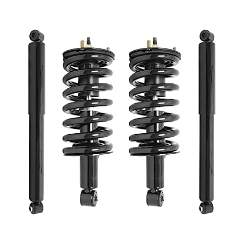 Complete Strut Assembly and Shock Absorber Set for Nissan Titan RWD - Includes F...