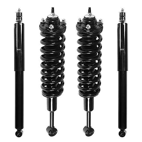 Peforway Front and Rear Strut and Shock Absorber Coil Spring Assembly for Toyota...