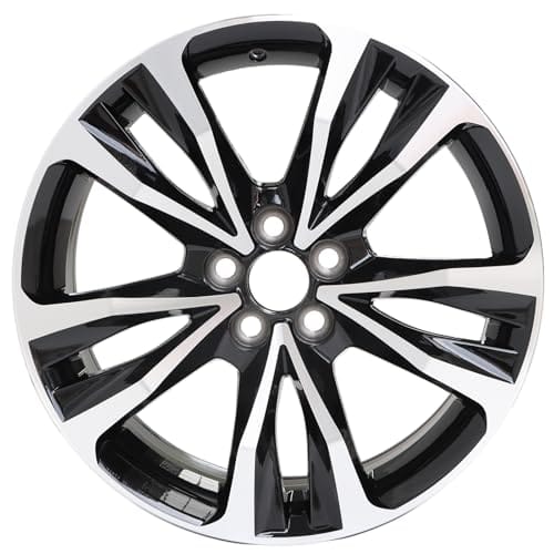 LUNEGUE 17 Machined Black Wheel Rim for Toyota Corolla Replacement