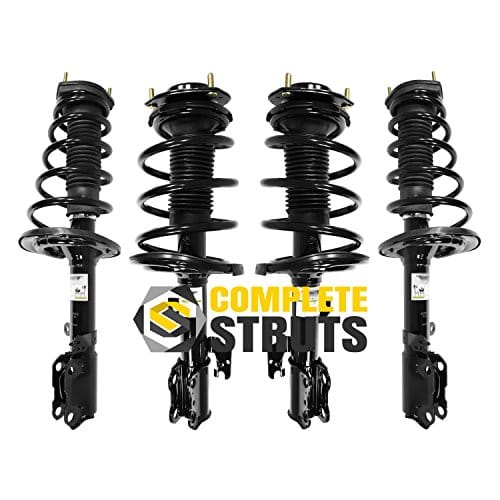 Complete Strut Assembly Set for Toyota Camry - Front and Rear with Coil Springs,...