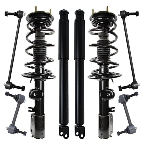 Detroit Axle - Awd Front Struts  Coil Spring  Rear Shock Absorbers  Front  Re...