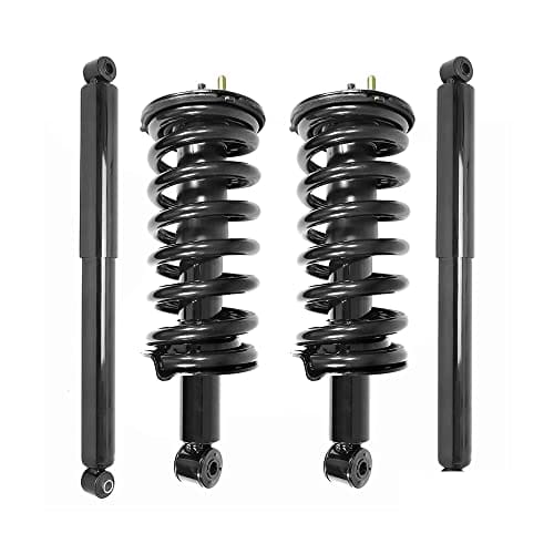 Completestruts - Front Complete Strut Assemblies With Coil Springs And Rear S...