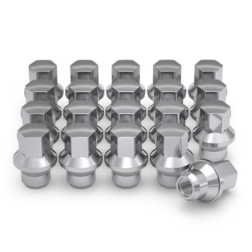 White Knight M12x1.5 Lug Nuts For Select Chrysler  Dodge Grand Caravan Pacifi...