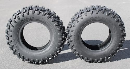 Antego 4.80-8 Atw-053 2 Ply Snow Blower Tires Non-directional Set Of 2