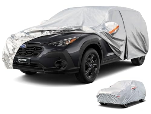 Kayme 6 Layers Suv Car Cover Waterproof All Weather Outdoor Full Suv Cover Ra...