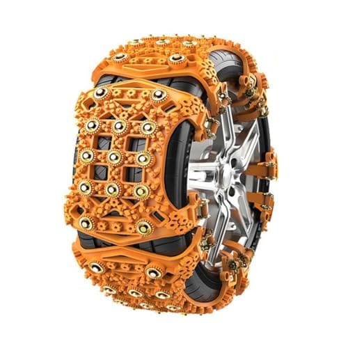 Hukoauao Car Tire Chain Car Snow Chains Adjustable Tyre Emergency Chains Tire...