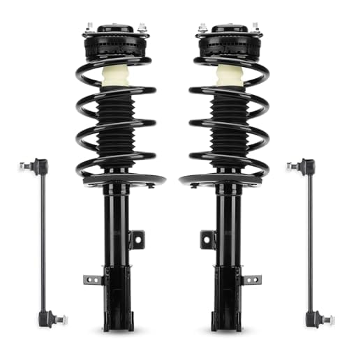 Front Struts Suspensions Wcoil Spring  Sway Bar Links For 2008-2014 Dodge Ave...