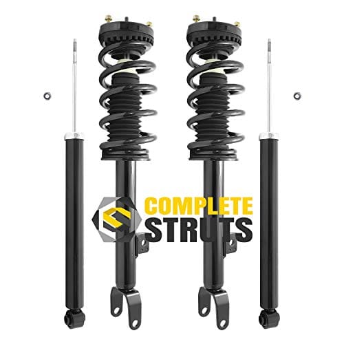 Completestruts - Front Complete Strut Assemblies With Coil Springs And Rear S...