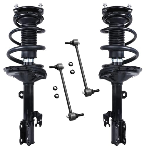 Detroit Axle - Front Struts Sway Bars For Toyota Highlander Lexus Rx330 Rx350...