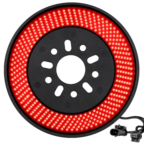 Auto Buero Spare Tire Brake Light For 2018-2025 Jeep Wrangler Jl Jlu 405 Leds...