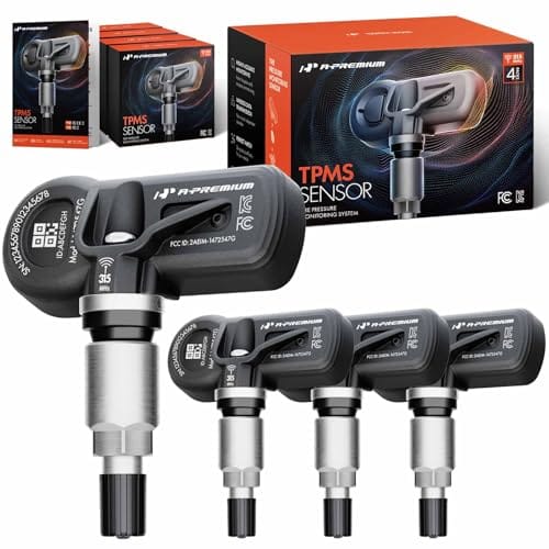 A-premium 4pcs Pre-programmed Tpms Sensor Tire Pressure Monitoring Sensor - C...