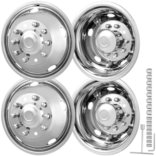 Vevor 19.5-inch 10 Lug Wheel Simulators 304 Stainless Steel Wheel Simulator K...