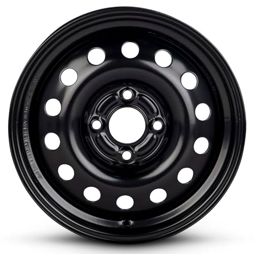 For 2011-2019 Ford Fiesta 15 Inch Painted Black Rim - Oe Direct Replacement -...