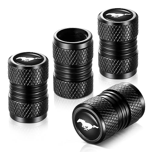 Yheeshign Tire Valve Stem Caps Compatible With Ford Mustang Series Stem Cap U...