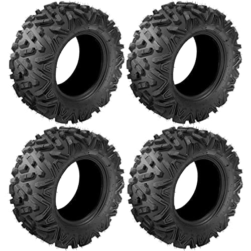 Motoos 4 Pcs Atv Utv Tires - 25x8-12  25x10-12 Front Rear Sport All Terrain T...