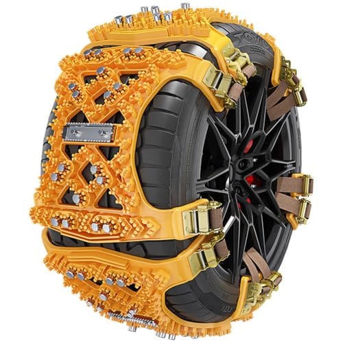 6pcs Car Snow Chains For Hyundai Genesis Sedan Anti-skid Protect Portable Tir...