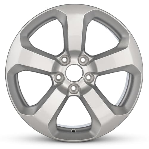 For 2017-2022 Jeep Compass 17 Inch Painted Silver Alloy Rim - Oe Direct Repla...