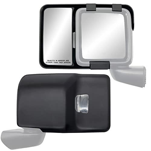 Snap  Zap Custom Fit Towing Mirror Pair - Fits Only These Models - 2018 Jeep ...