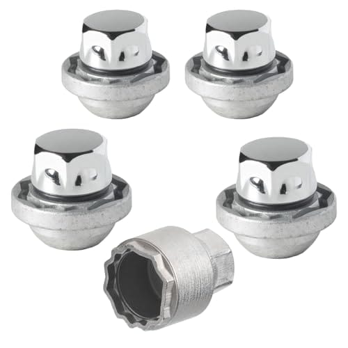 Farad Galaxylock H1m Chromed Lug Nut Wheel-locks Kit Suitable For Kia Carniva...