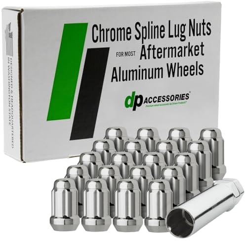 Dpaccessories Lug Nuts Compatible With 2022-2025 Kia Carnival  Chrome Spline ...