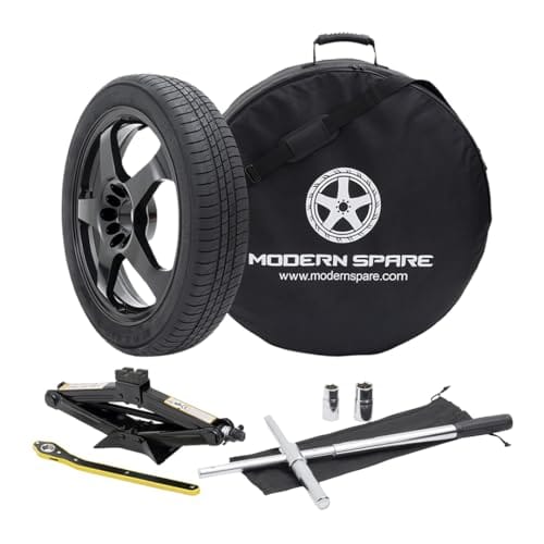 Modern Spare Complete Compact Tire Kit With Carrying Case - Fits All 2021-202...