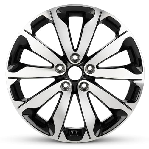 For 2017-2019 Kia Sportage 18 Inch Machined Face Black Rim - Oe Direct Replac...