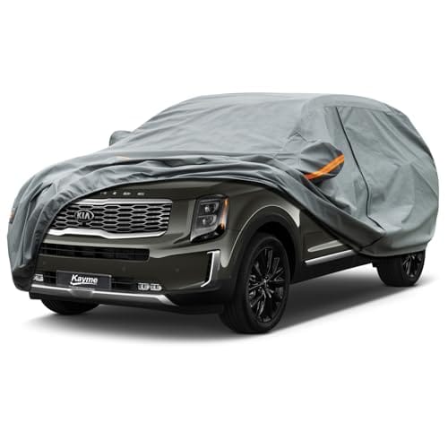 Kayme Heavy Duty Suv Car Cover Custom Fit Kia Telluride Waterproof All Weathe...