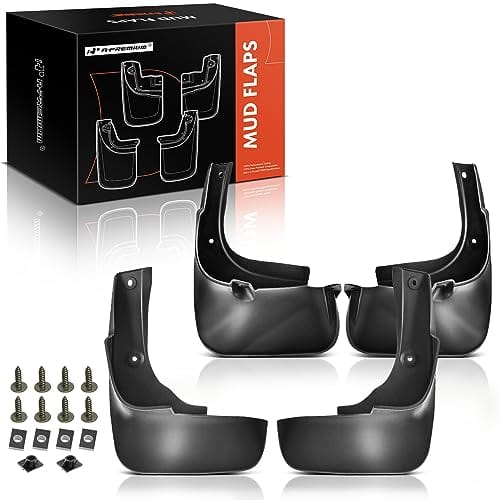 A-premium Set Of 4pcs Mud Flaps Splash Guards Mudguards Mudflaps With Hardwar...