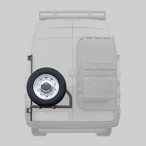 Vanncamp Tire Carrier For Mercedes-benz Sprinter High Roof Van 20192025 180 H...