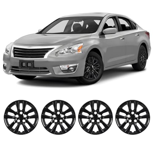 16 Hubcaps Black Lacquer Fit For 2013-2018 Nissan Altima Wheel Rim Cover Pp M...