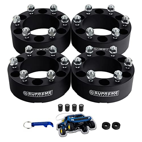 Supreme Suspensions - Set Of 4 Black 1.5-inch Wheel Spacers For Nissan Titan ...