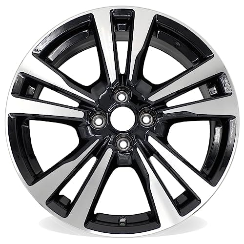 17 New Single 17x6.5 Machined Black Wheel For Nissan Kicks 2018-2020 Oem Desi...