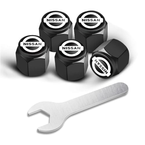 Tire Valve Stem Caps For Nissan Murano Altima Kicks Armada Rouge Accessories5...