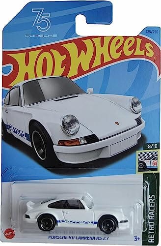 Hot Wheels Porsche 911 Carrera Rs 2.7 Retro Racers 810 White