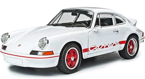 124 Scale Diecast Model Car Compatible With Welly 1973 Porsche 911 Carrera Rs...