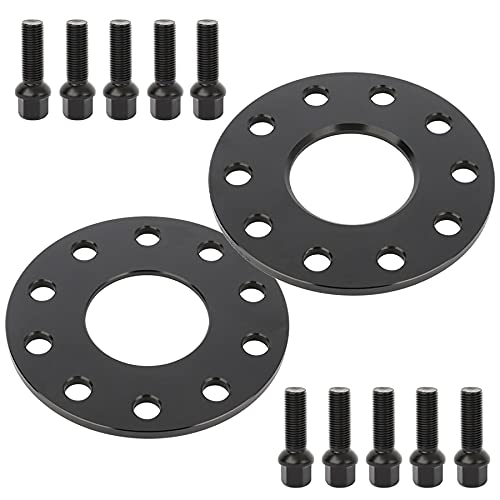 Scitoo 2pcs Wheel Spacers 7mm 5x130 Bore 71.6mm Studs 14x1.5 5 Lug Wheel Spac...
