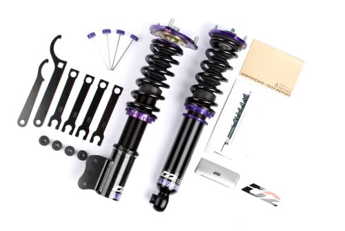 D2 Racing Rs Coilovers 36 Way Adjustable For 2011-2018 Compatible With Porsch...